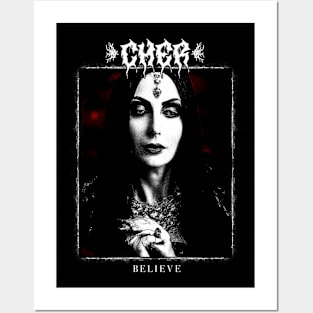 Cher Metal Style Posters and Art